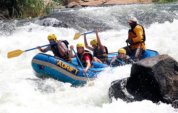 Rafting in Jinja